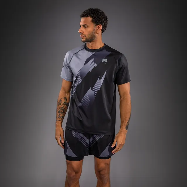 venum-no-gi-6-0-dry-tech-t-shirt-schwarz-grau image 1