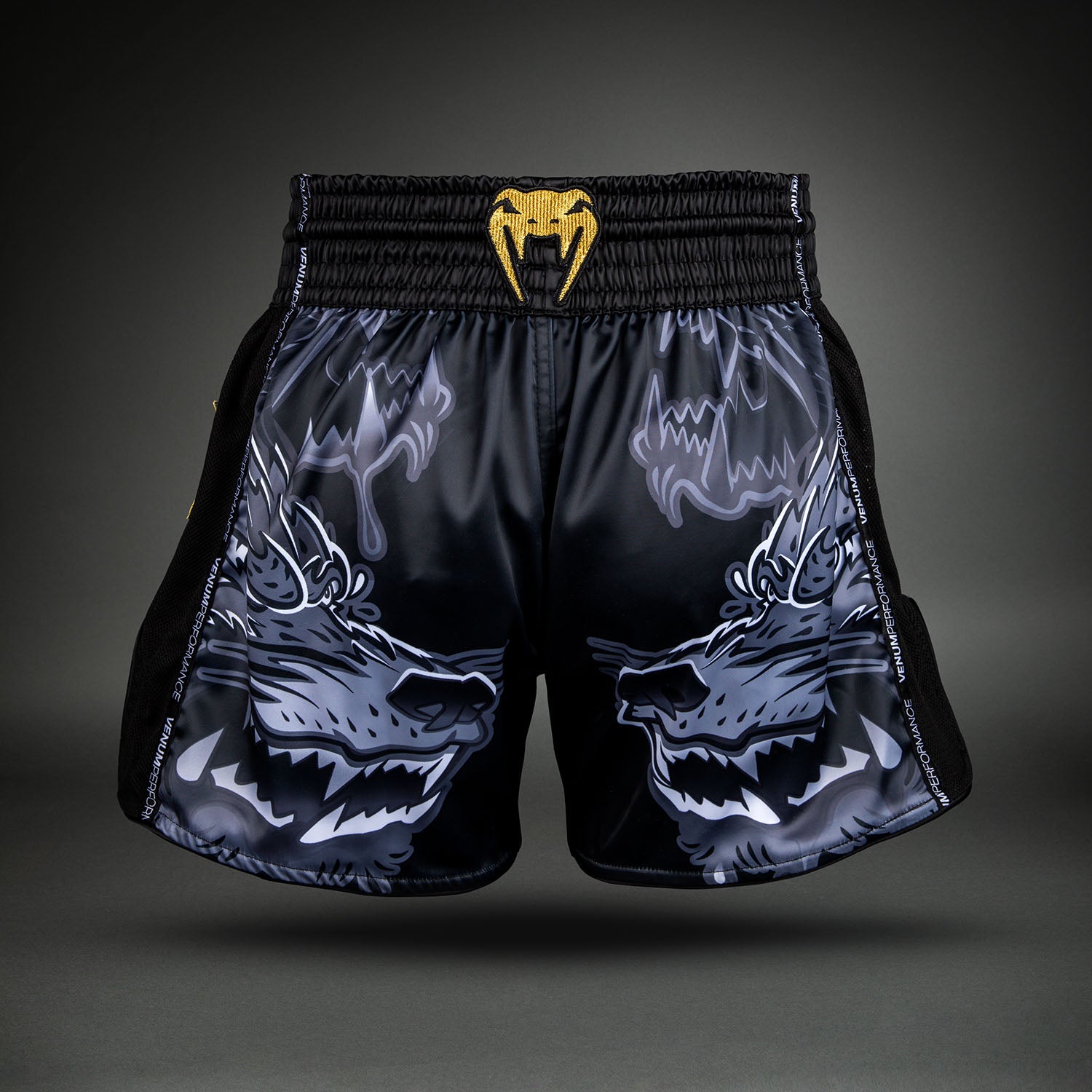 venum-wolf-atak-muay-thai-shorts-schwarz-grau image 4