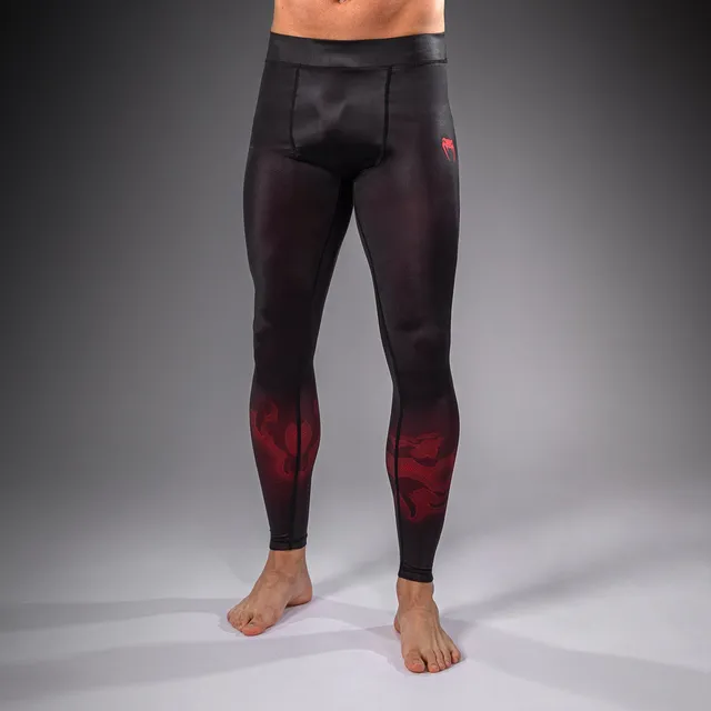 venum-spectre-spats-herren-kompressionshose-schwarz-rot image 1