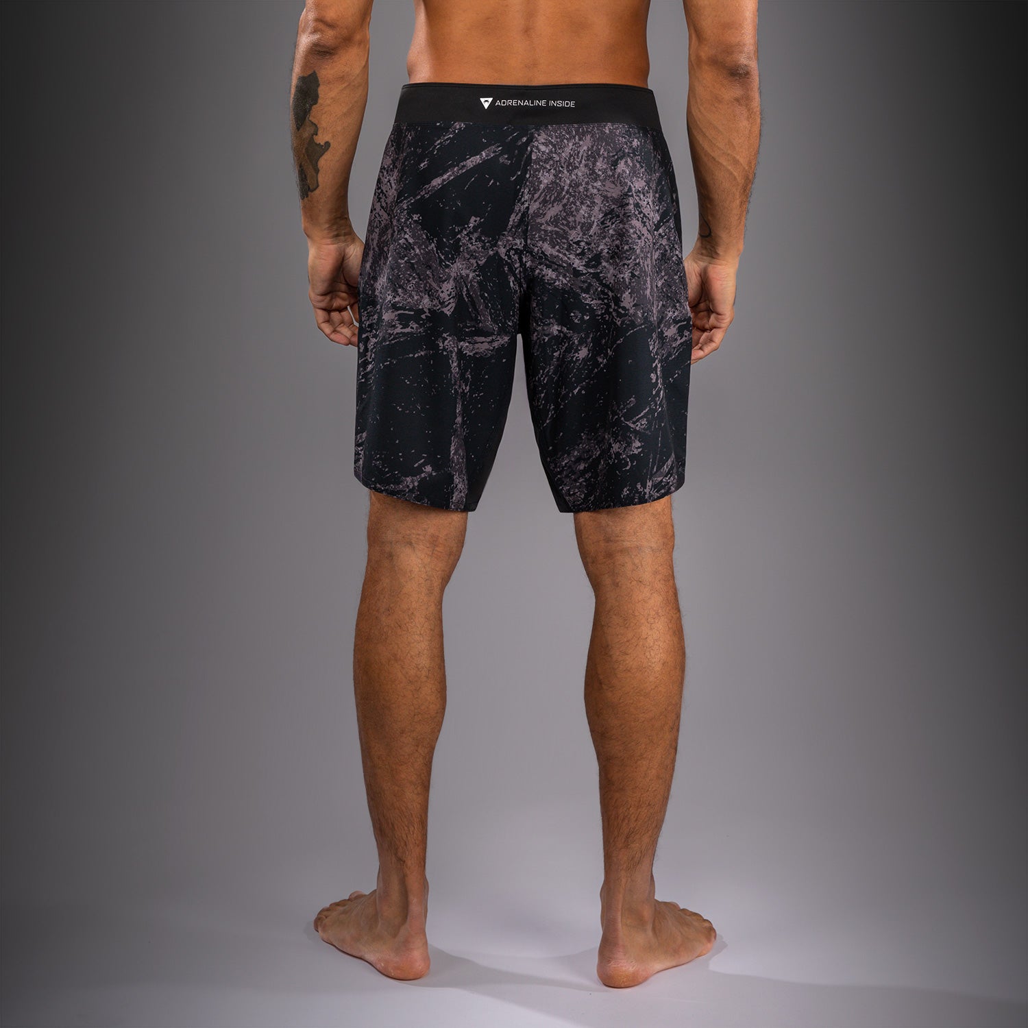 venum-rage-workout-fightshorts-schwarz-grau-herren-mma-bjj-shorts image 4