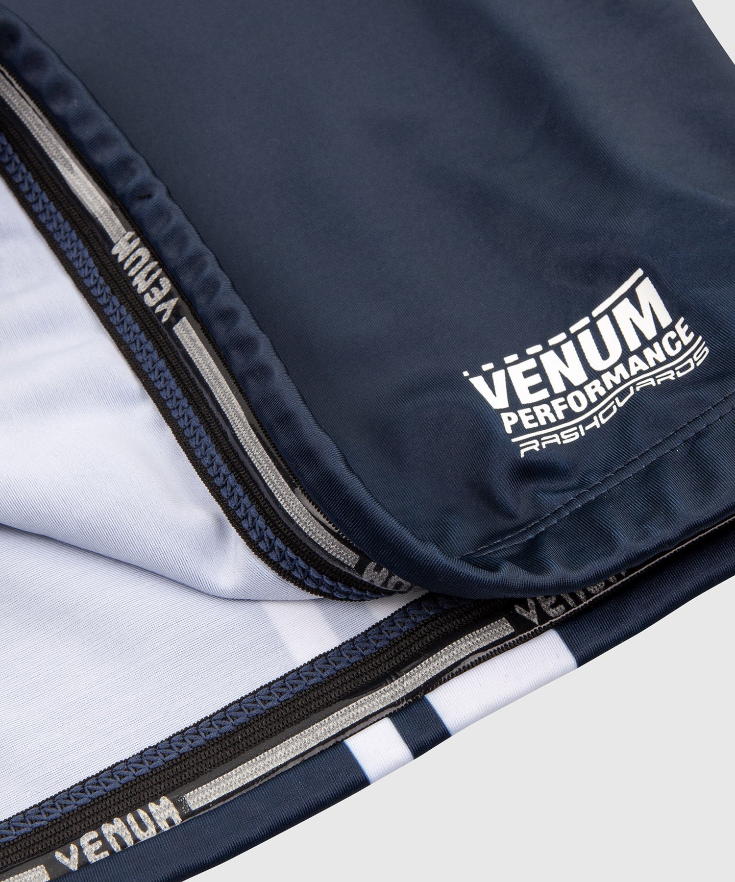 venum-logos-rashguard-kurzarm-herren-marineblau-wei image 6