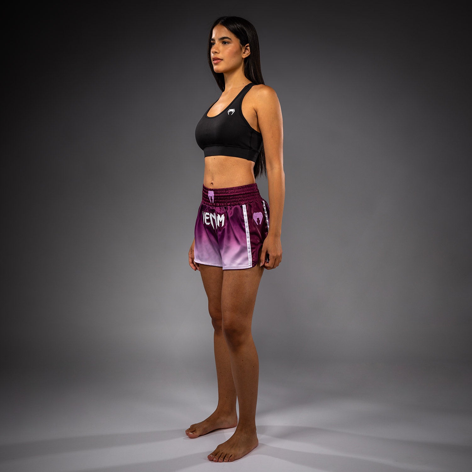venum-iris-muay-thai-shorts-pflaume-wei-damen image 7