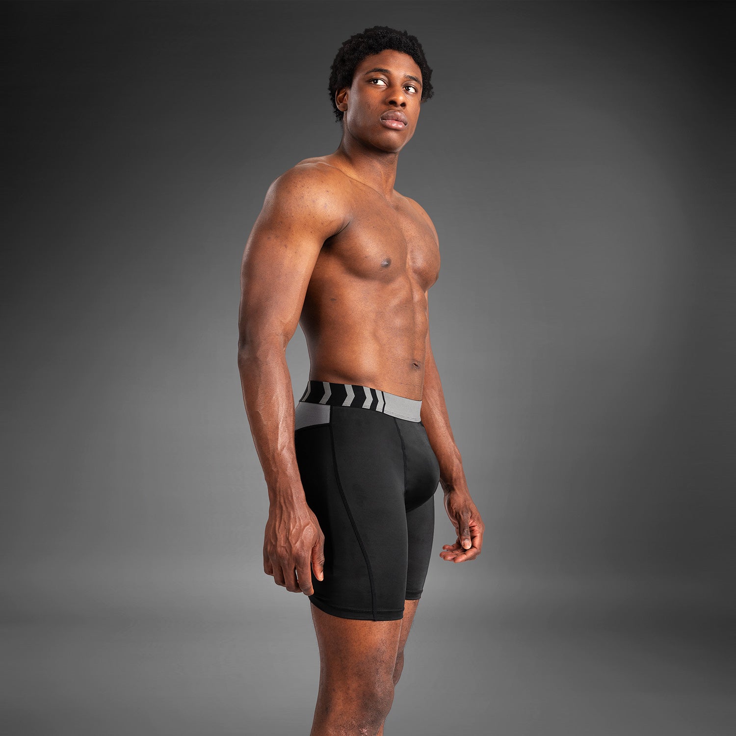 venum-tempest-vale-tudo-shorts-herren-schwarz-grau image 3