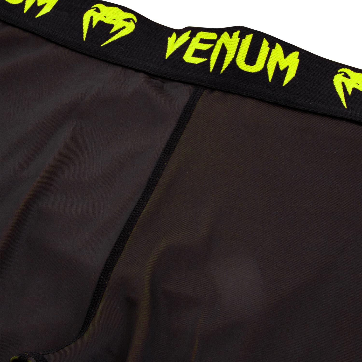 venum-giant-spats-kompressionhose-schwarz-neongelb image 4