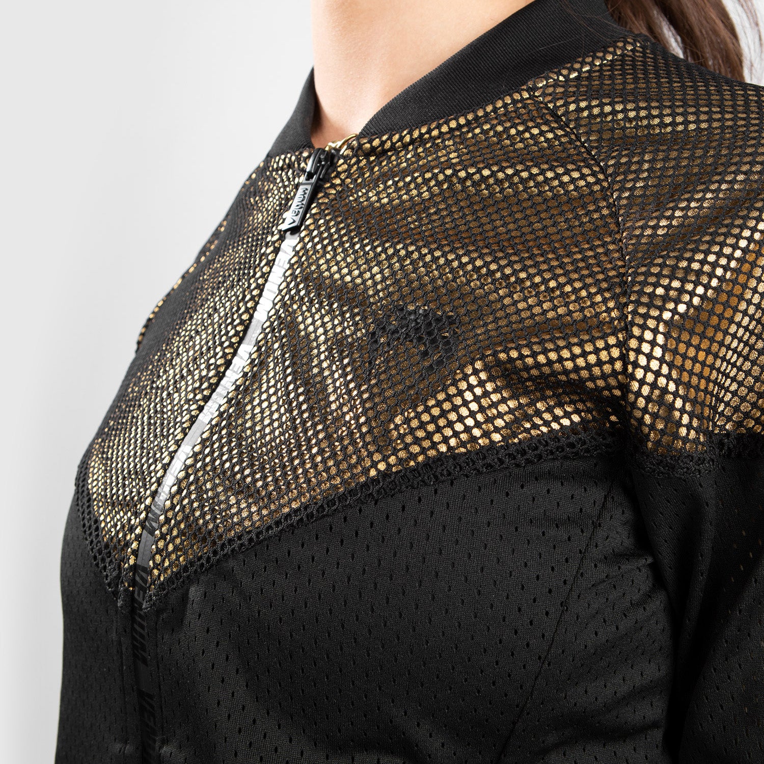 venum-lightning-mesh-jacket-damen-schwarz-gold image 8