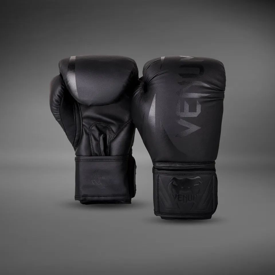 venum-challenger-2-0-kinder-boxhandschuhe-schwarz-schwarz image 1