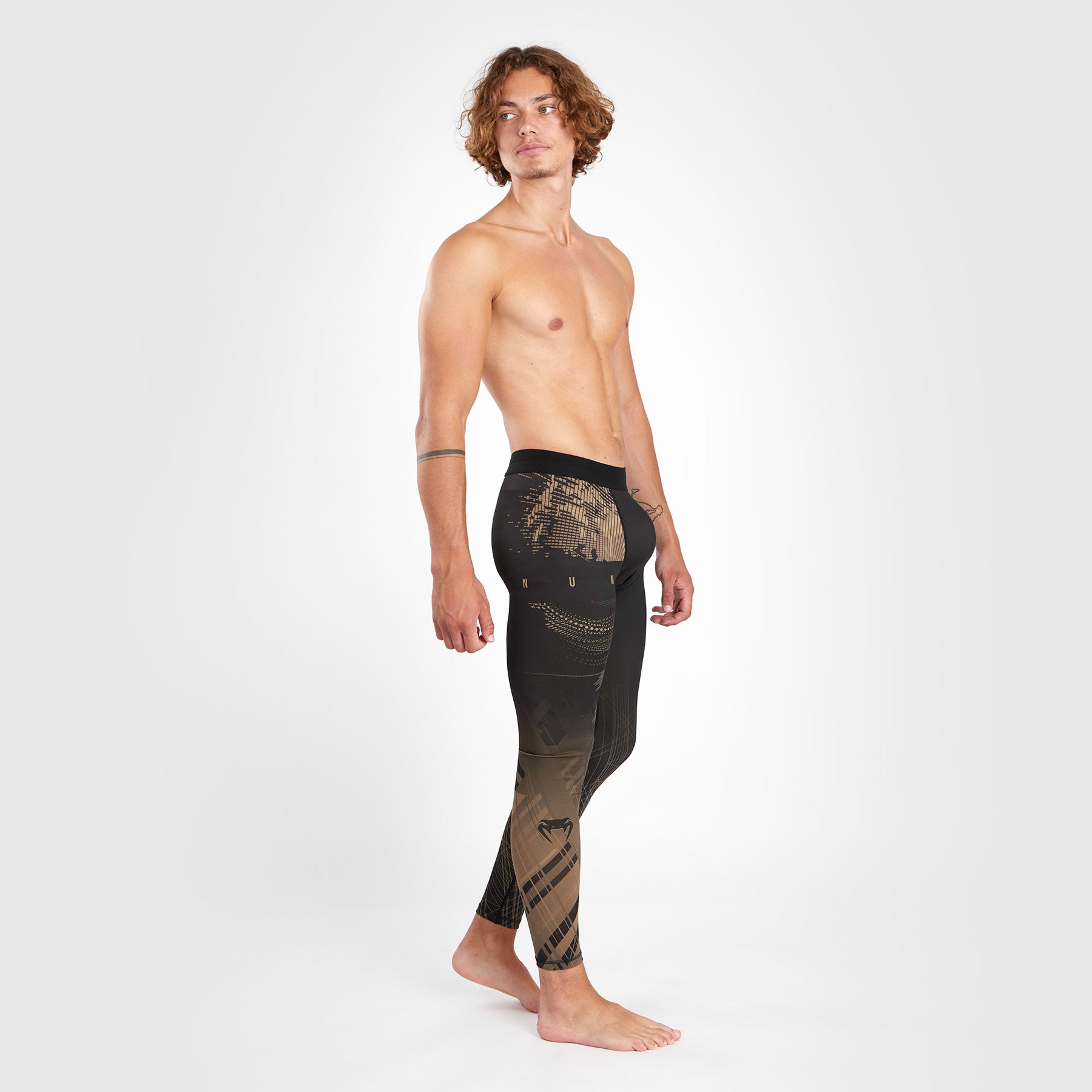 venum-gorilla-jungle-kompressionshose-schwarz-sand image 3