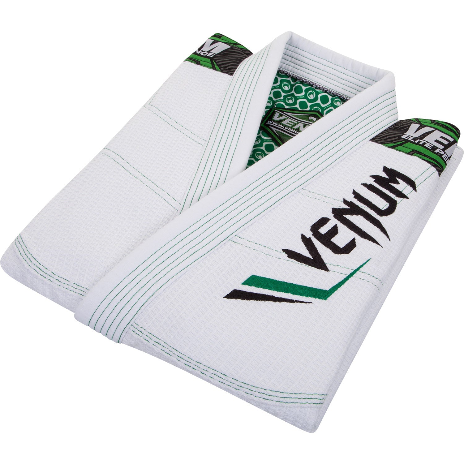 venum-elite-bjj-kampfanzug-gi-wei-schwarz image 3