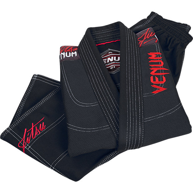 venum-challenger-2-0-kids-bjj-gi-kampfanzug-schwarz image 2