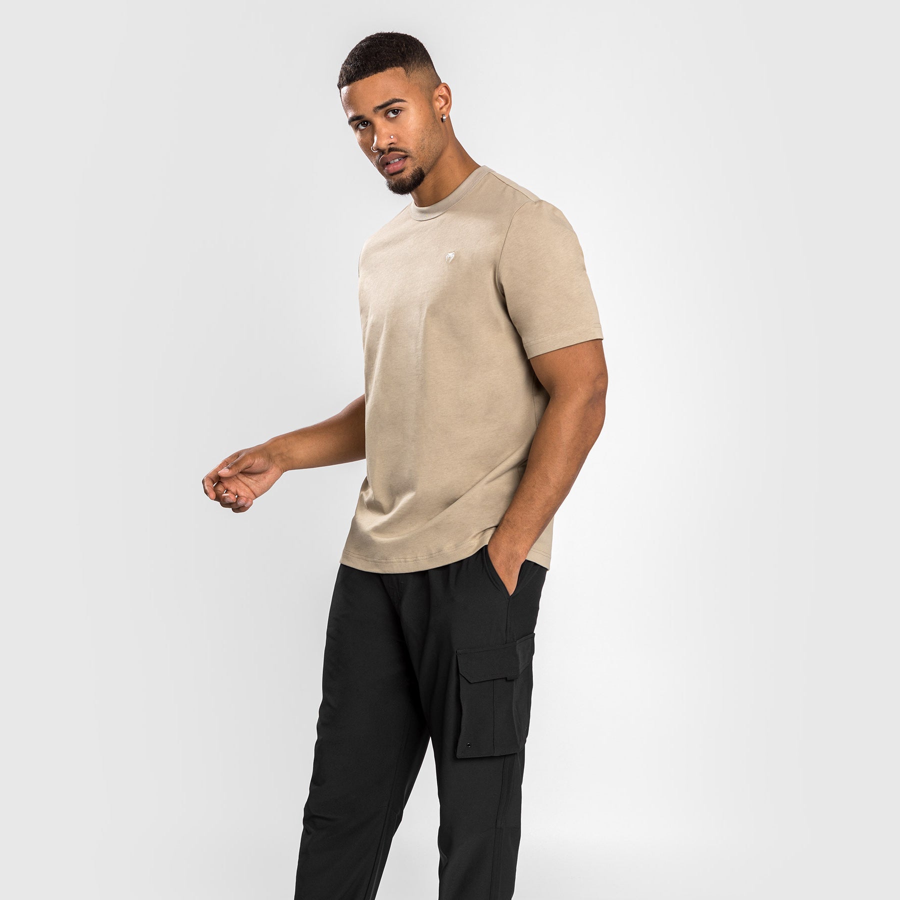 venum-silent-power-t-shirt-f-r-herren-sand image 2