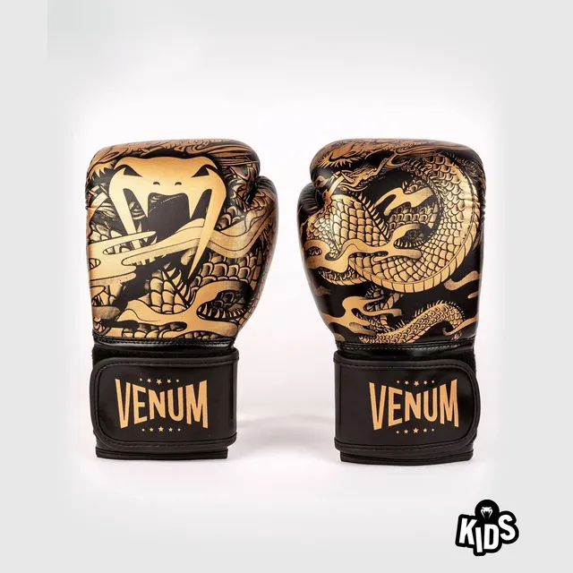 venum-dragon-s-flight-boxhandschuhe-f-r-kinder-schwarz-gold image 1
