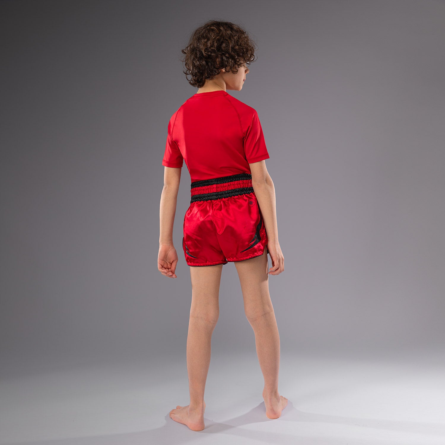 venum-inferno-kinder-thai-shorts-kirschrot image 6