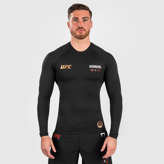 ufc-adrenaline-by-venum-fight-week-performance-rashguard-langarm-herren-schwarz image 1