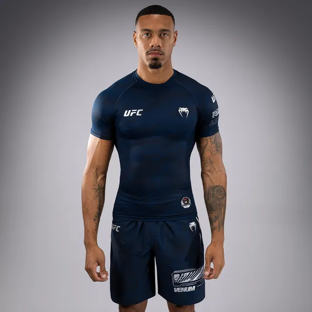 ufc-fusion-by-venum-fight-week-performance-rashguard-herren-kurzarm-ozeanblau image 1