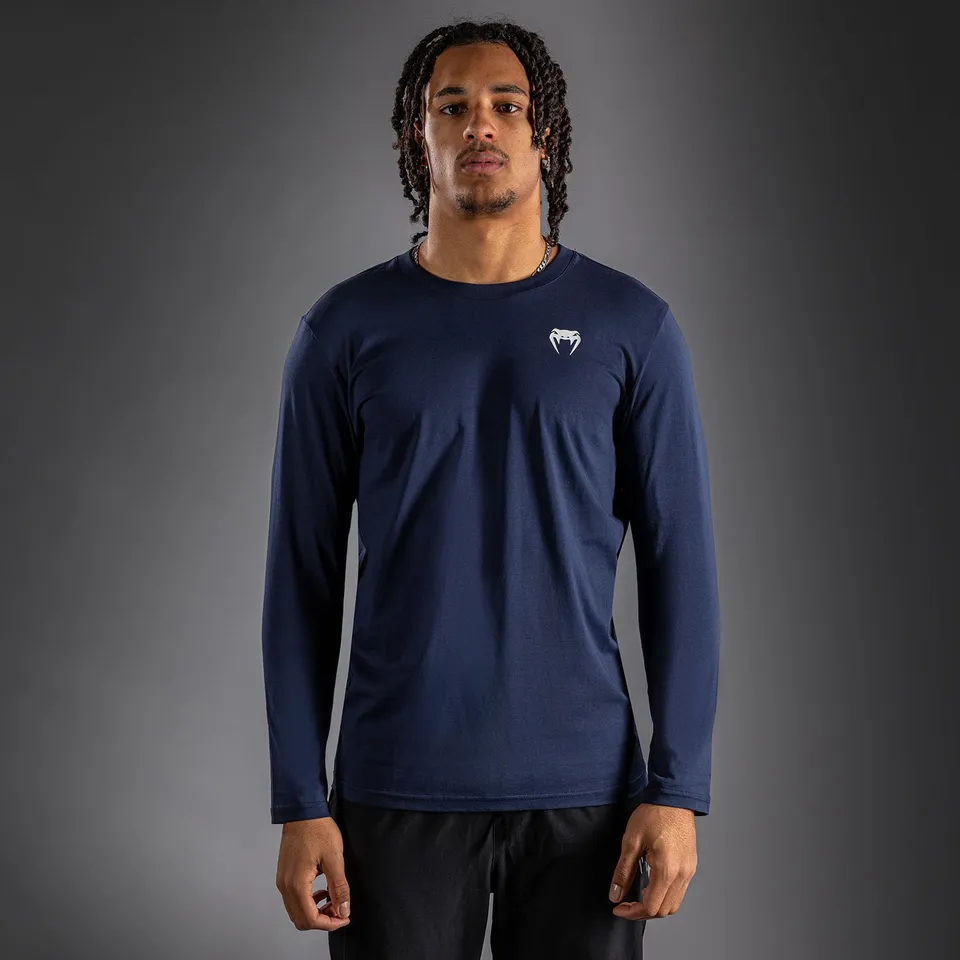 venum-lineup-langarm-t-shirt-herren-marineblau-wei image 1