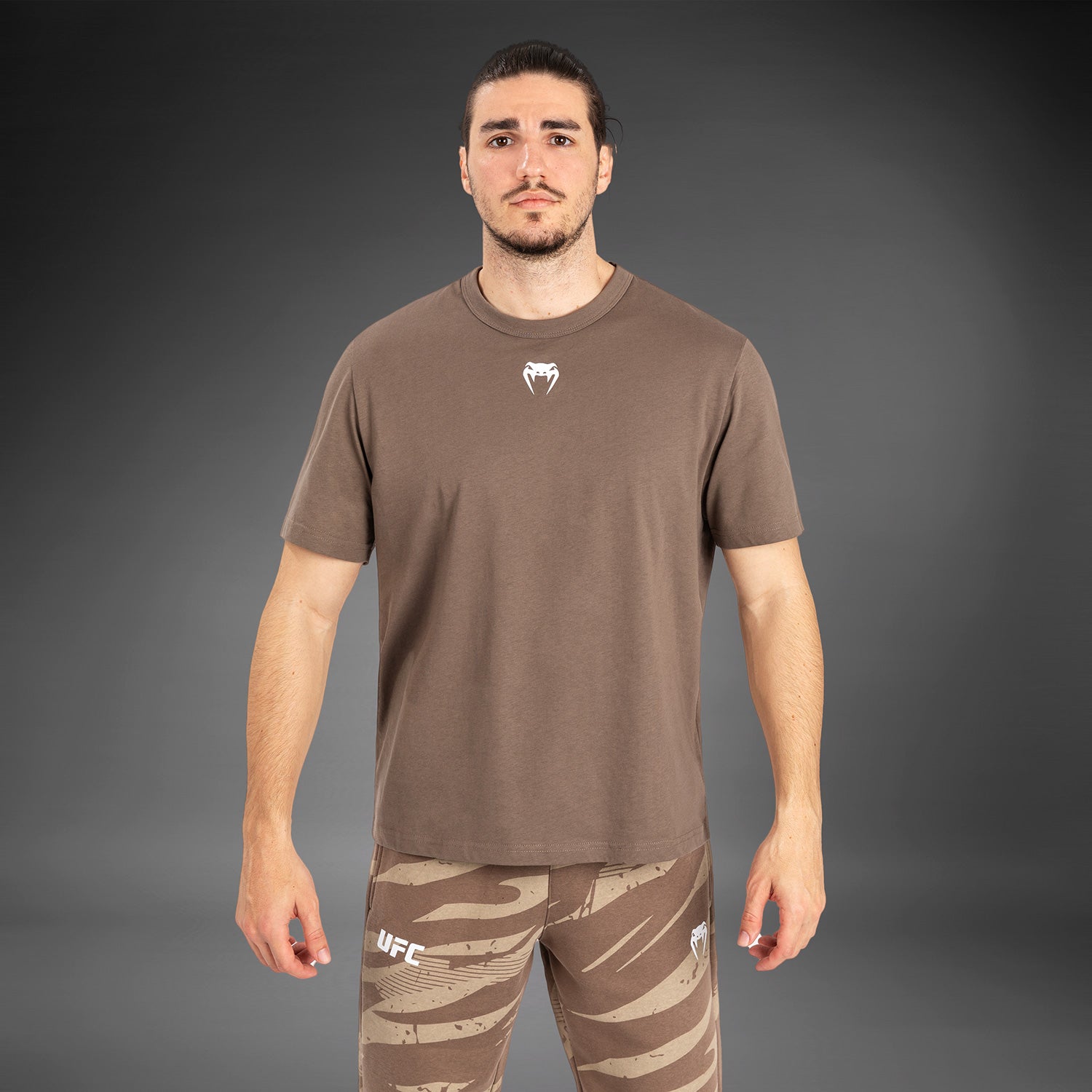 ufc-adrenaline-by-venum-fight-week-kurzarm-t-shirt-herren-bronze image 7