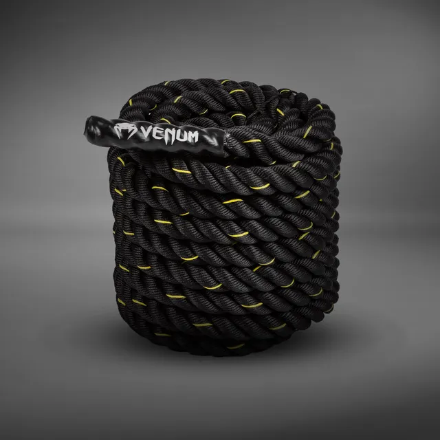 venum-challenger-wellenseile-12m-schwarz-battle-ropes image 1