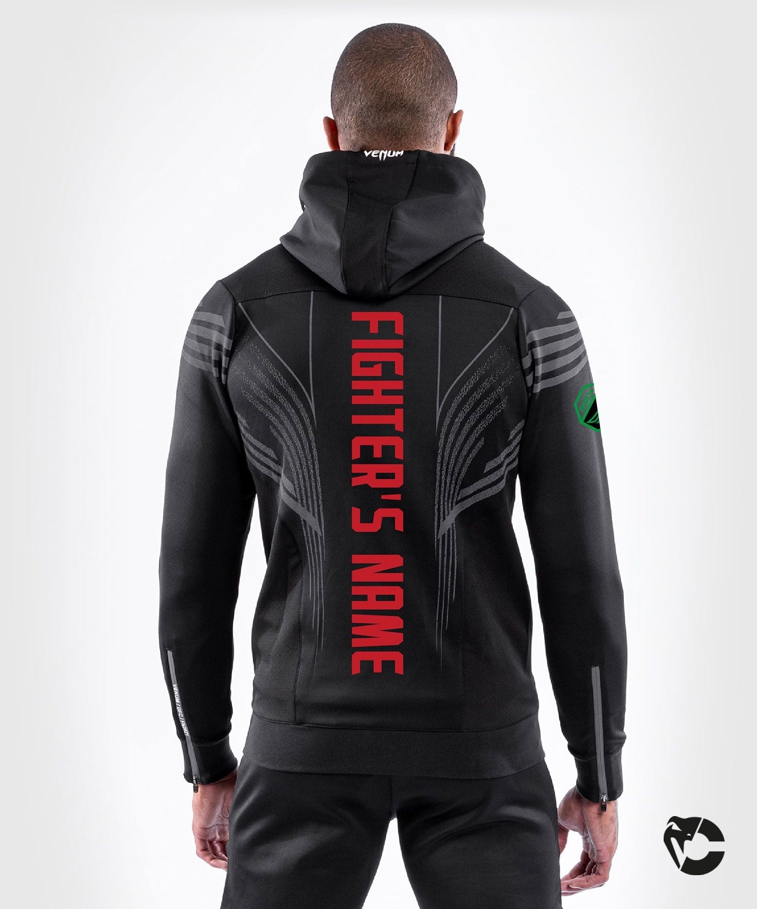 ufc-venum-authentic-fight-night-herren-walkout-hoodie-schwarz image 1