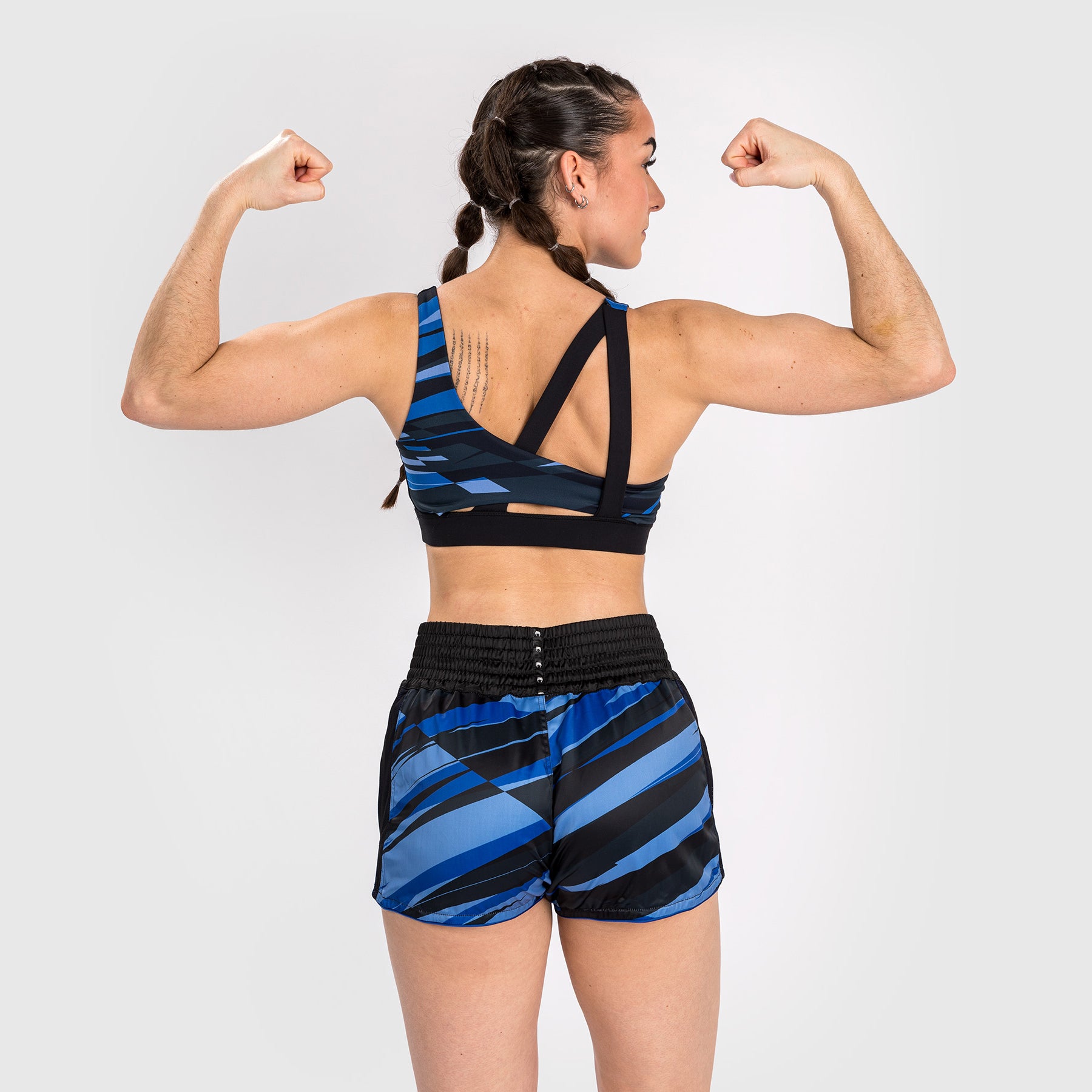 venum-abyss-frauen-muay-thai-shorts-schattenblau image 5