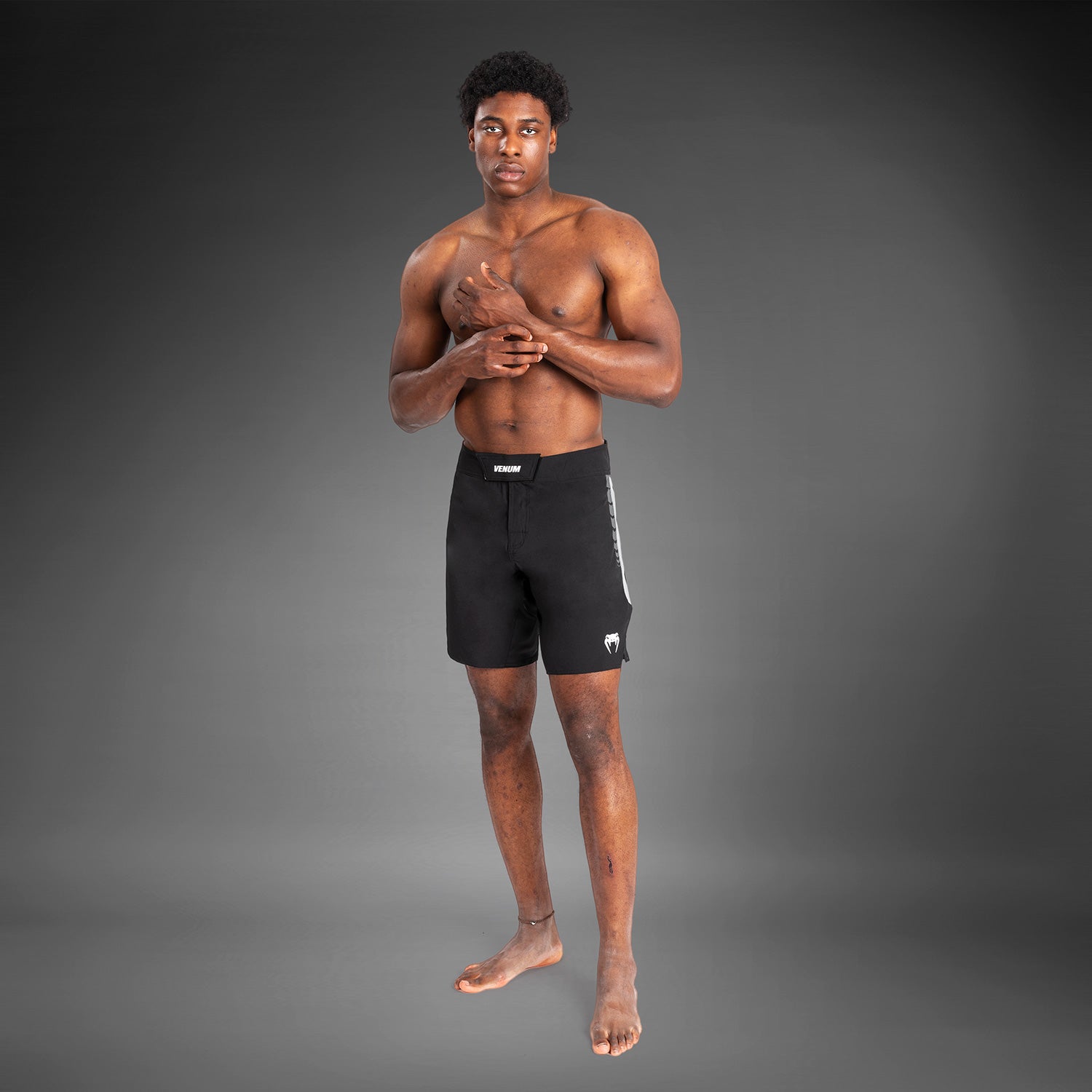 venum-tempest-herren-kampfshorts-schwarz-grau image 6
