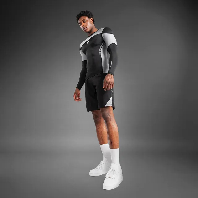 venum-tempest-langarm-rashguard-schwarz-grau-herren image 1