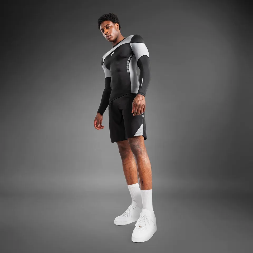 venum-tempest-langarm-rashguard-schwarz-grau-herren image 1