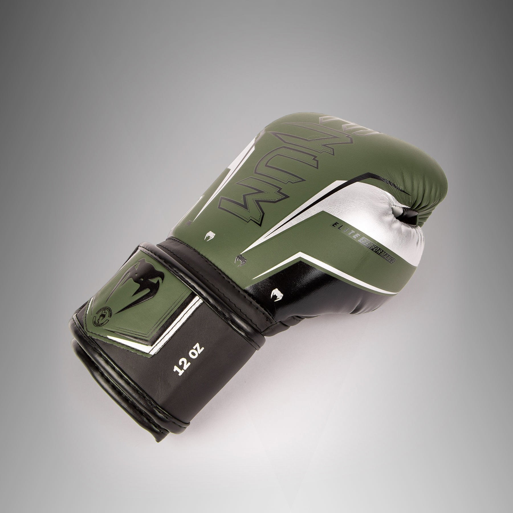 venum-elite-evo-boxhandschuhe-khaki-silber image 3