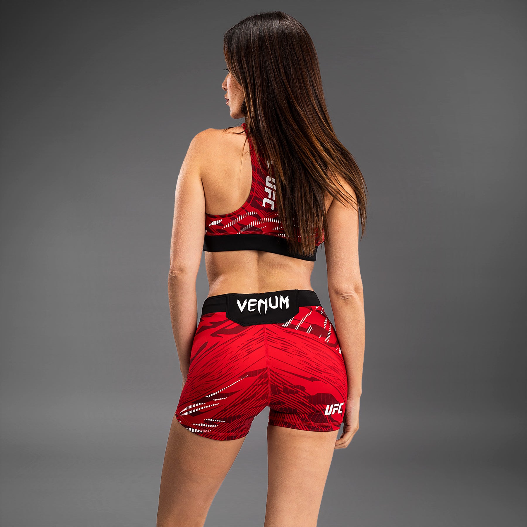 ufc-fusion-by-venum-authentic-fight-night-damen-vale-tudo-short-short-fit-rot image 4