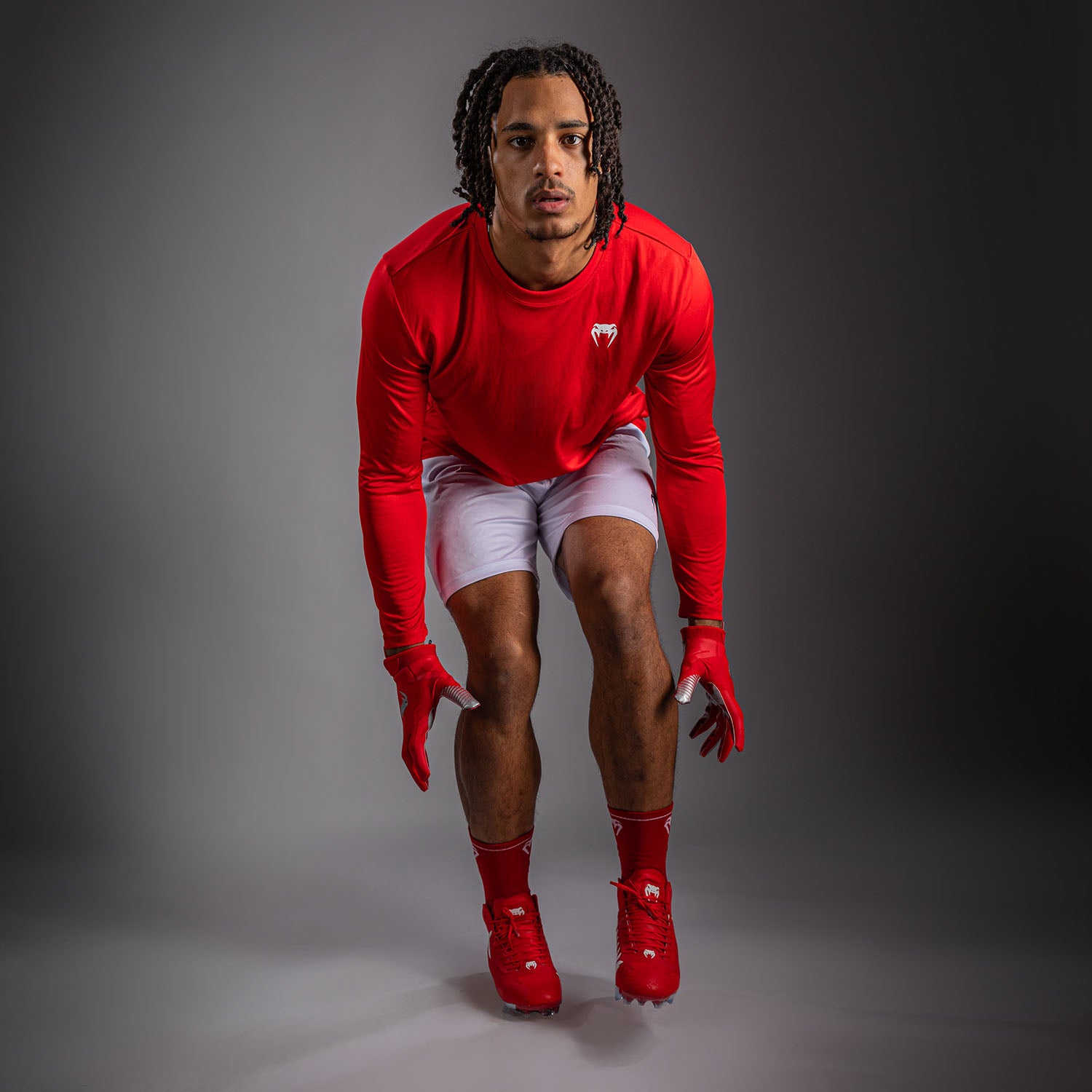 venum-lineup-performance-langarm-t-shirt-rot-wei image 5
