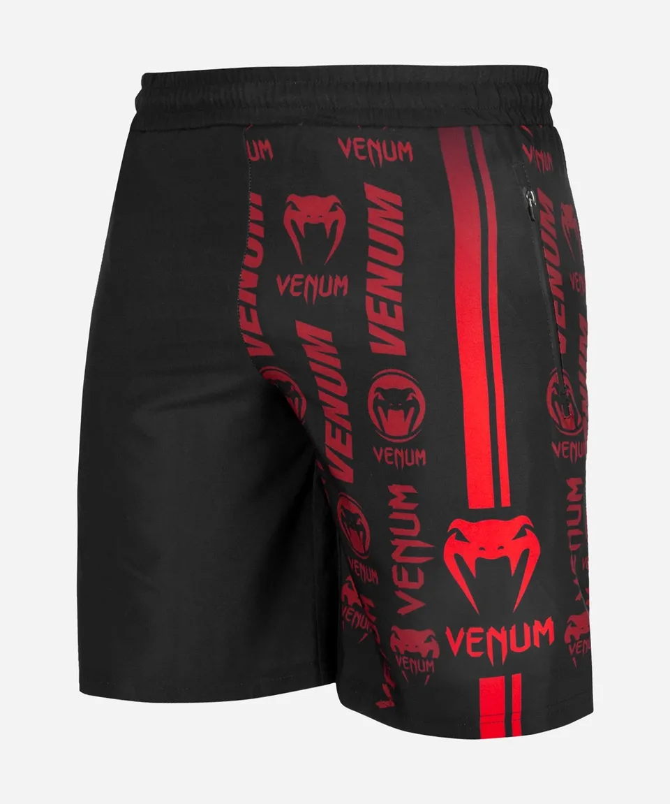 venum-logos-fitness-shorts-schwarz-rot-herren image 1