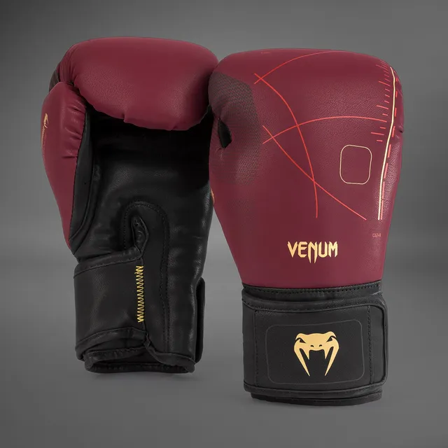 venum-tactical-xt-boxhandschuhe-schwarz-burgund-gold image 1