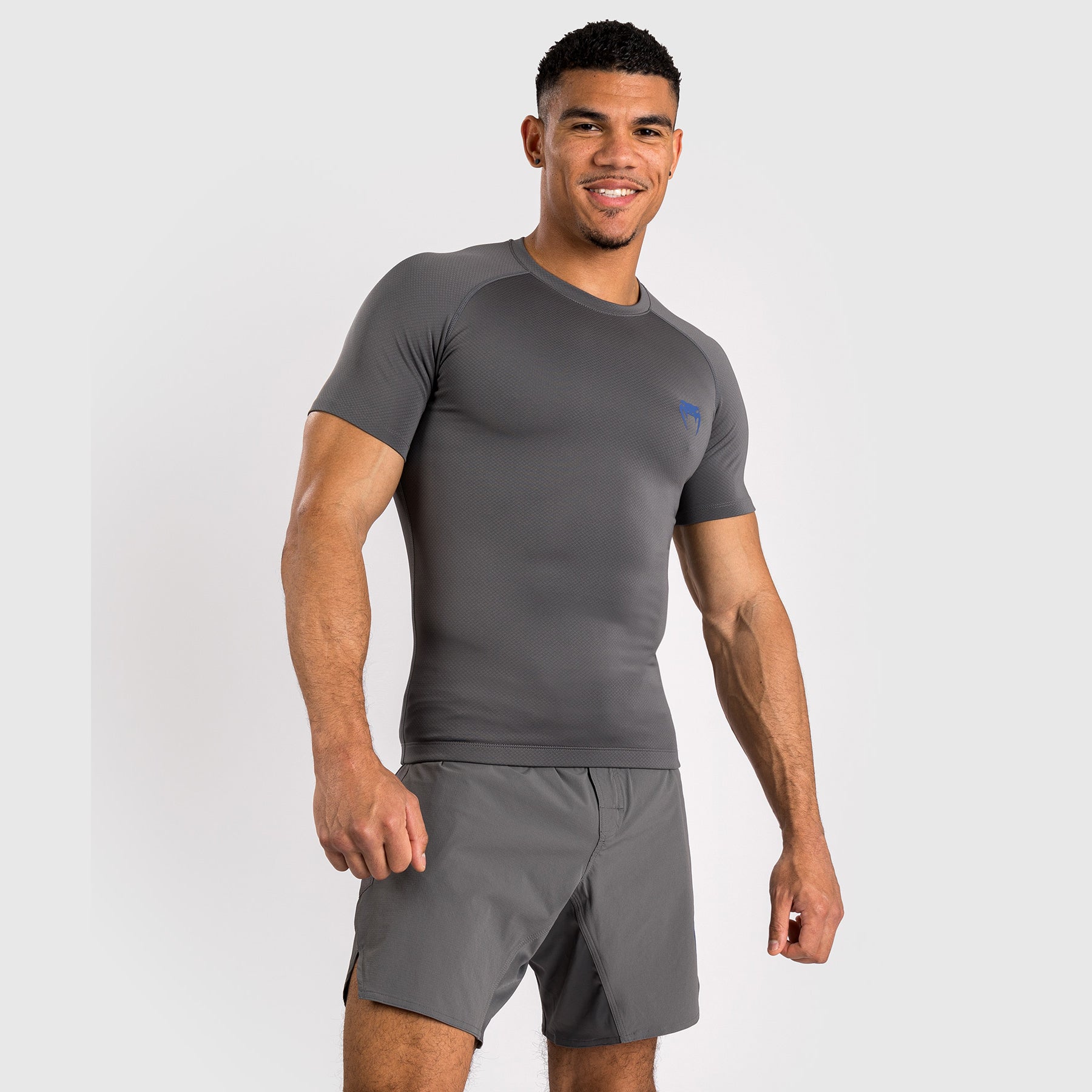 venum-contender-herren-kurzarm-rashguard-grau image 1