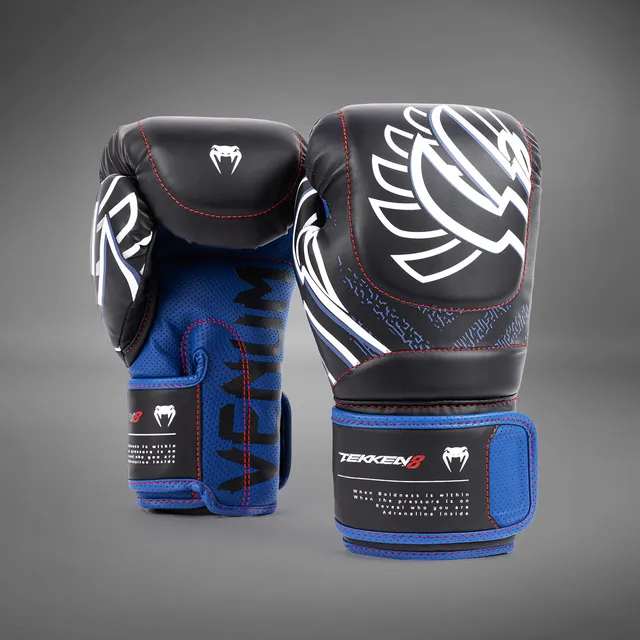 venum-x-tekken-8-jin-kazama-boxhandschuhe-blau-schwarz-wei image 1