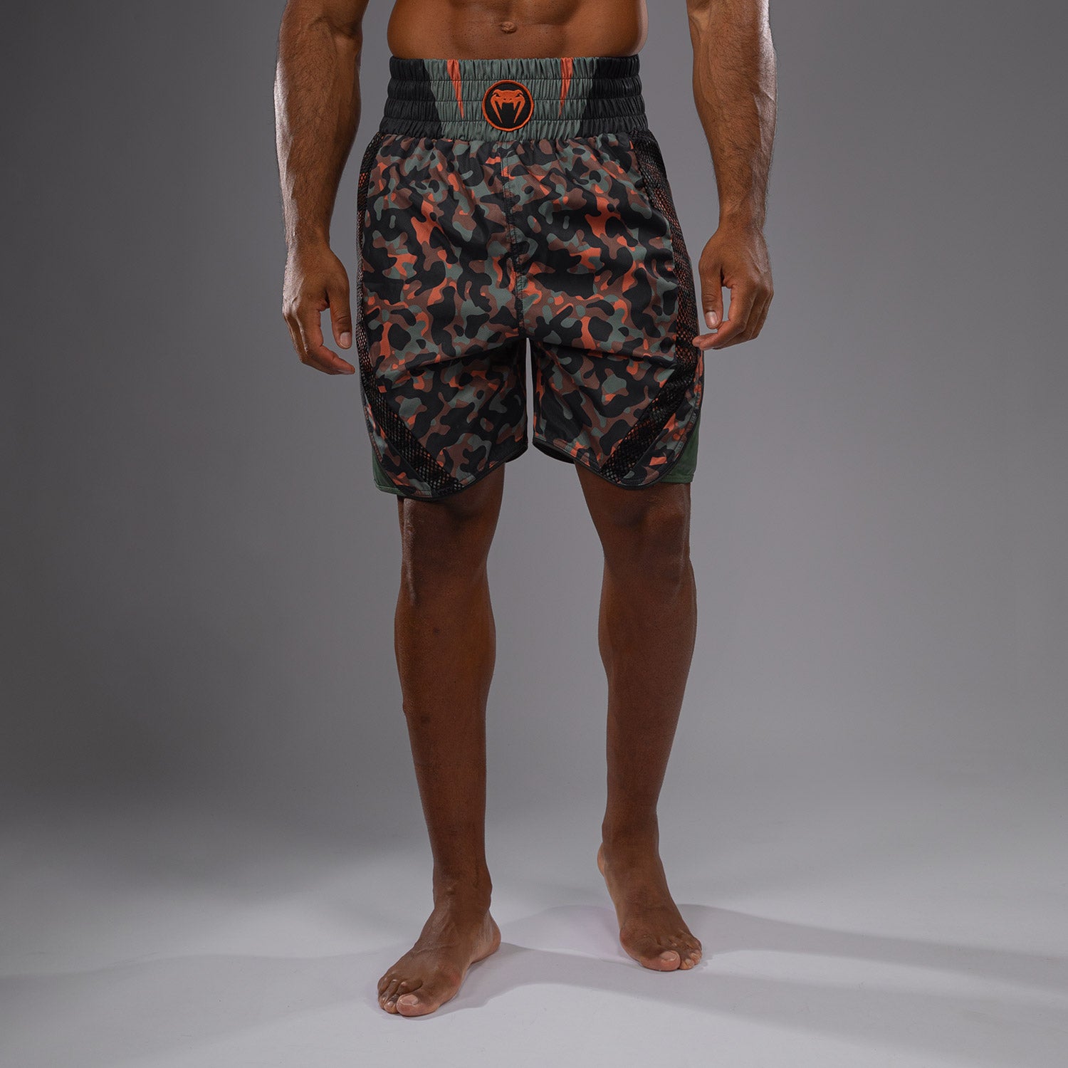 venum-jungle-ops-herren-boxing-shorts-canyon-tarnfarbe-orange image 1