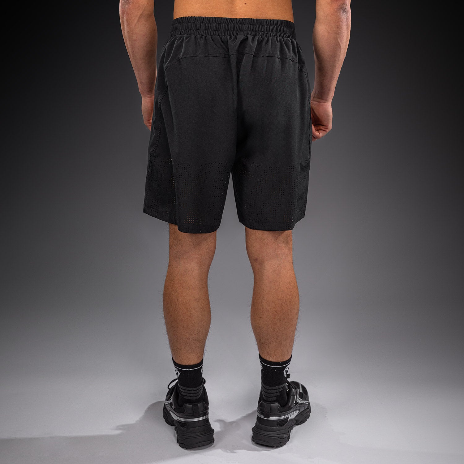 venum-lazer-trainingsshorts-schwarz-grau image 5