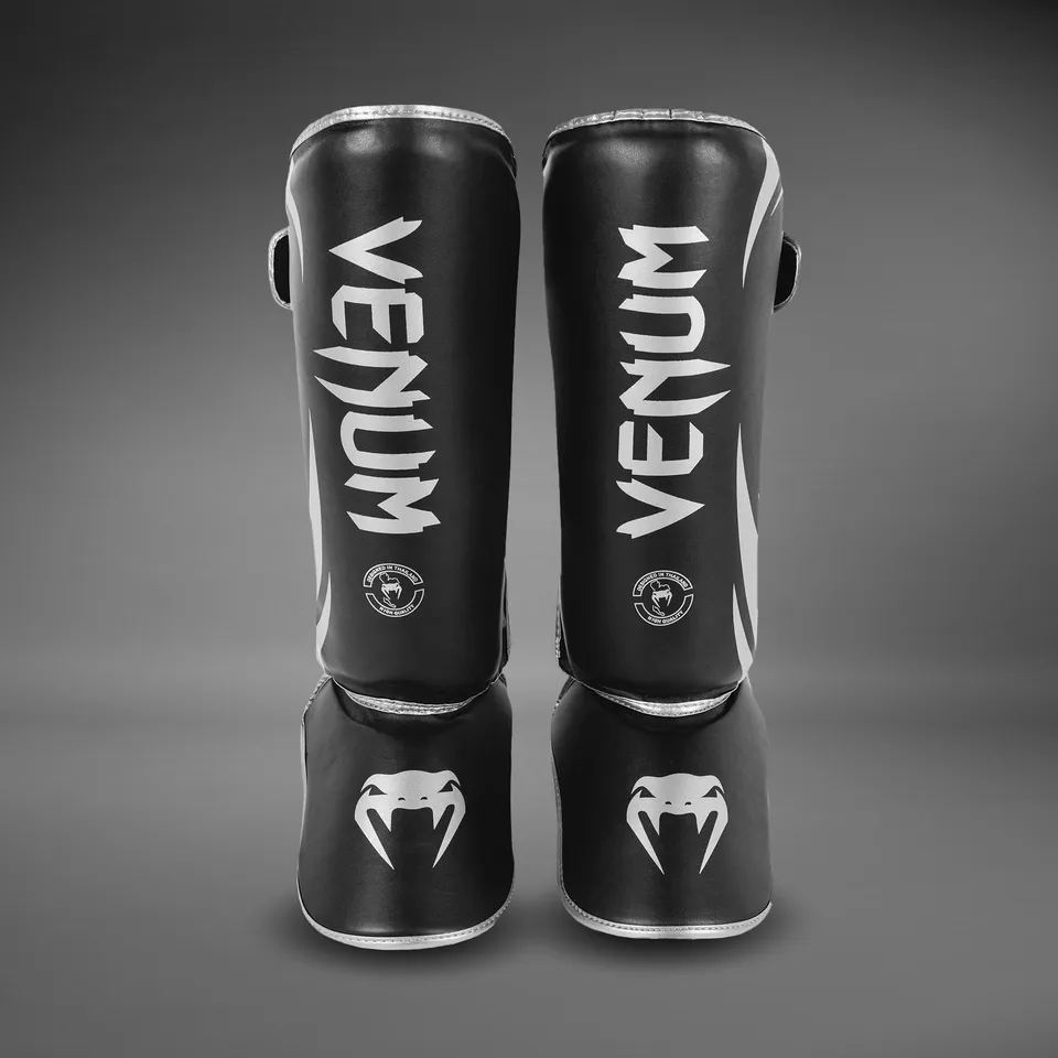 venum-challenger-standup-schienbeinschoner-schwarz-silber image 1