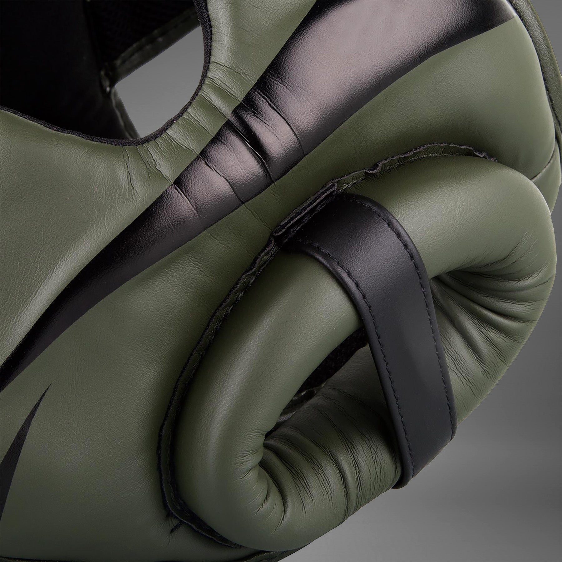 venum-elite-kopfschutz-khaki-schwarz image 4