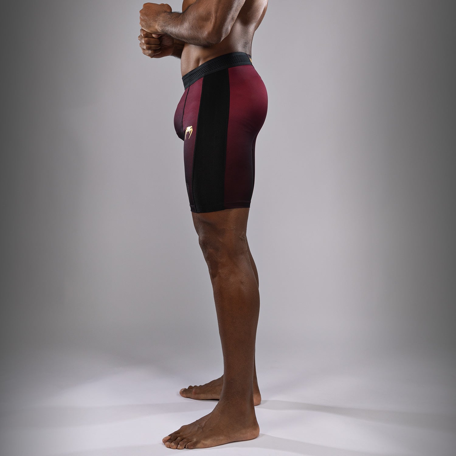 venum-tactical-xt-vale-tudo-shorts-schwarz-burgund-gold image 2