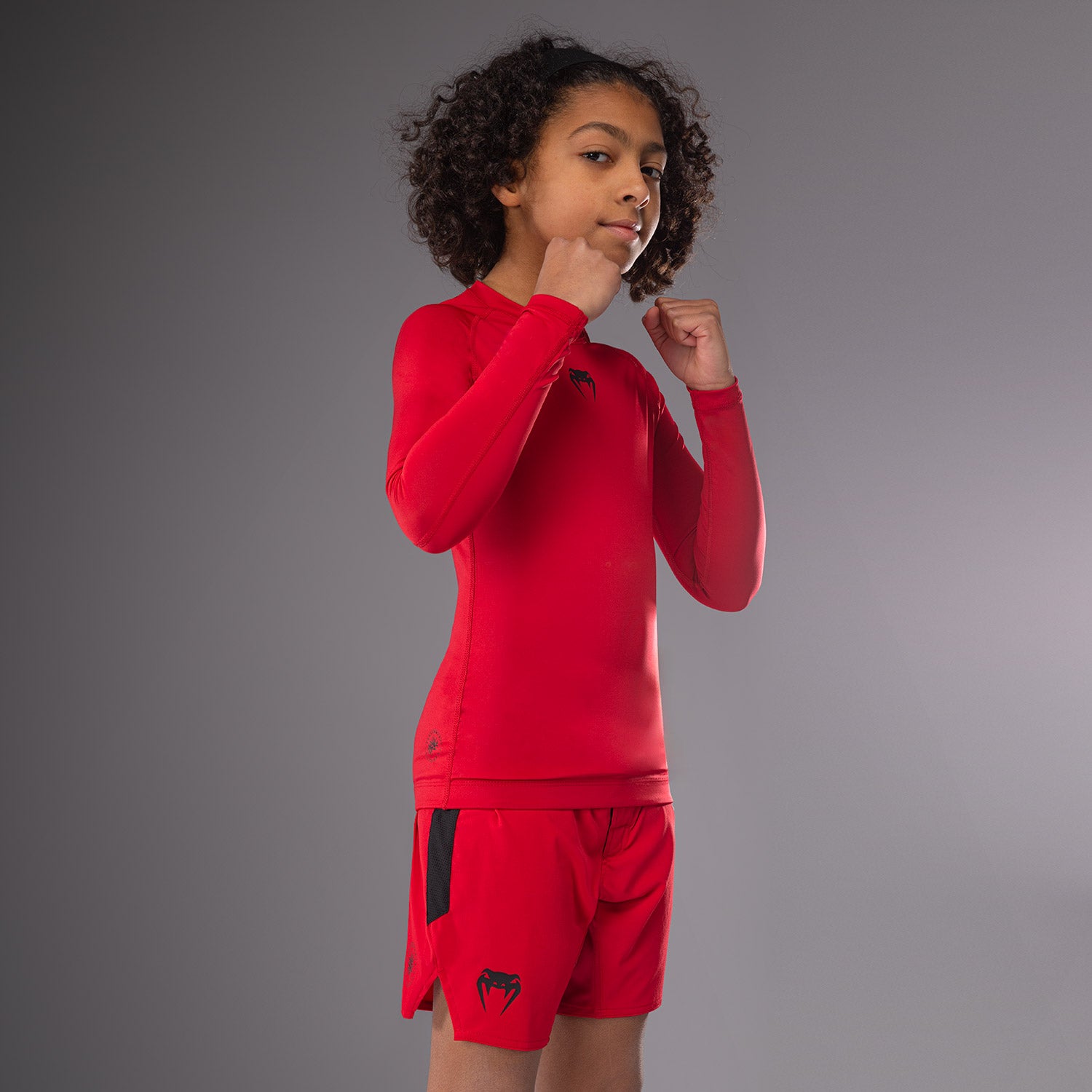 venum-contender-kinder-langarm-rashguard-kirschrot image 4