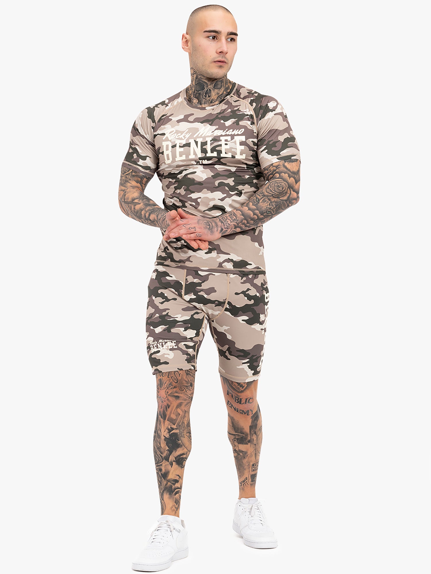 benlee-littos-funktionsshirt-herren-kurzarm-trainingsshirt-military-look image 2