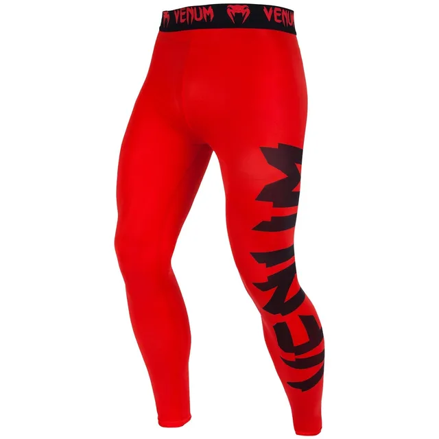 venum-giant-spats-kompressionshose-rot-schwarz image 1
