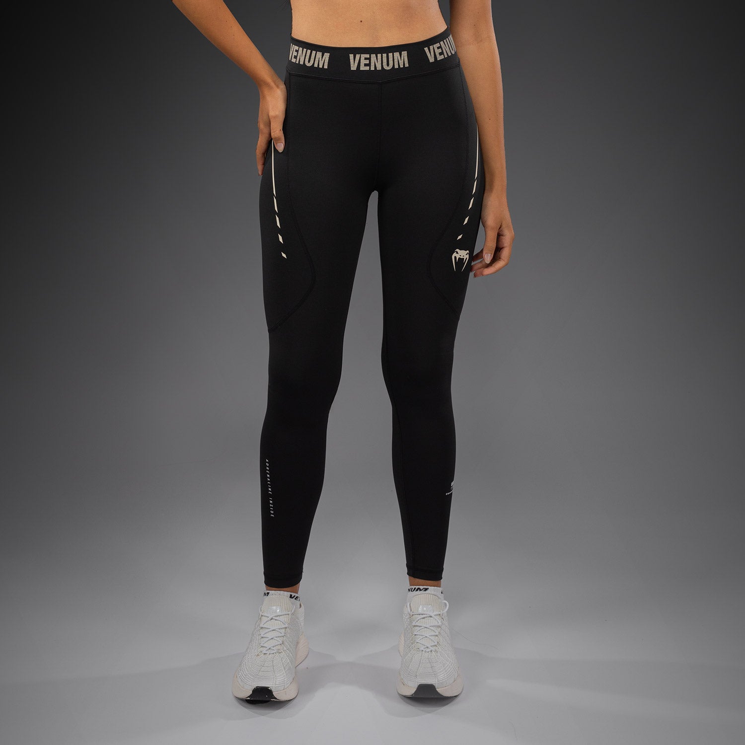 venum-adrenaline-damen-leggings-schwarz-elfenbein image 1