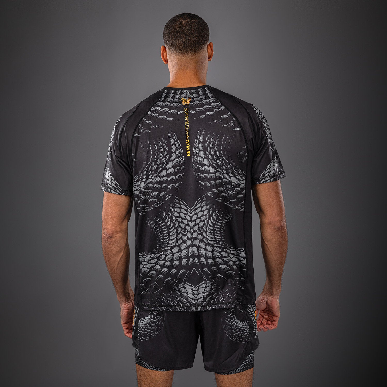 venum-matupa-dry-tech-t-shirt-herren-schwarz-grau-gold image 4