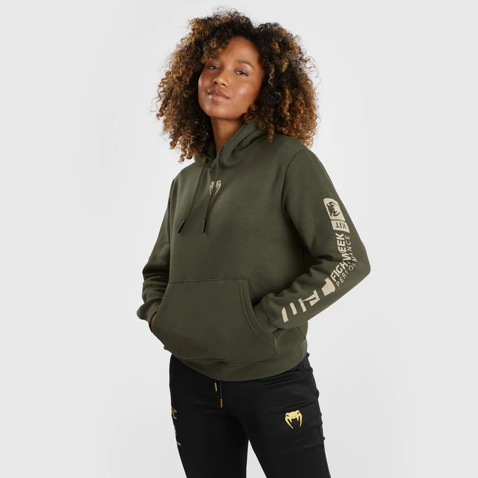 ufc-adrenaline-by-venum-fight-week-damen-pullover-hoodie-khaki image 1