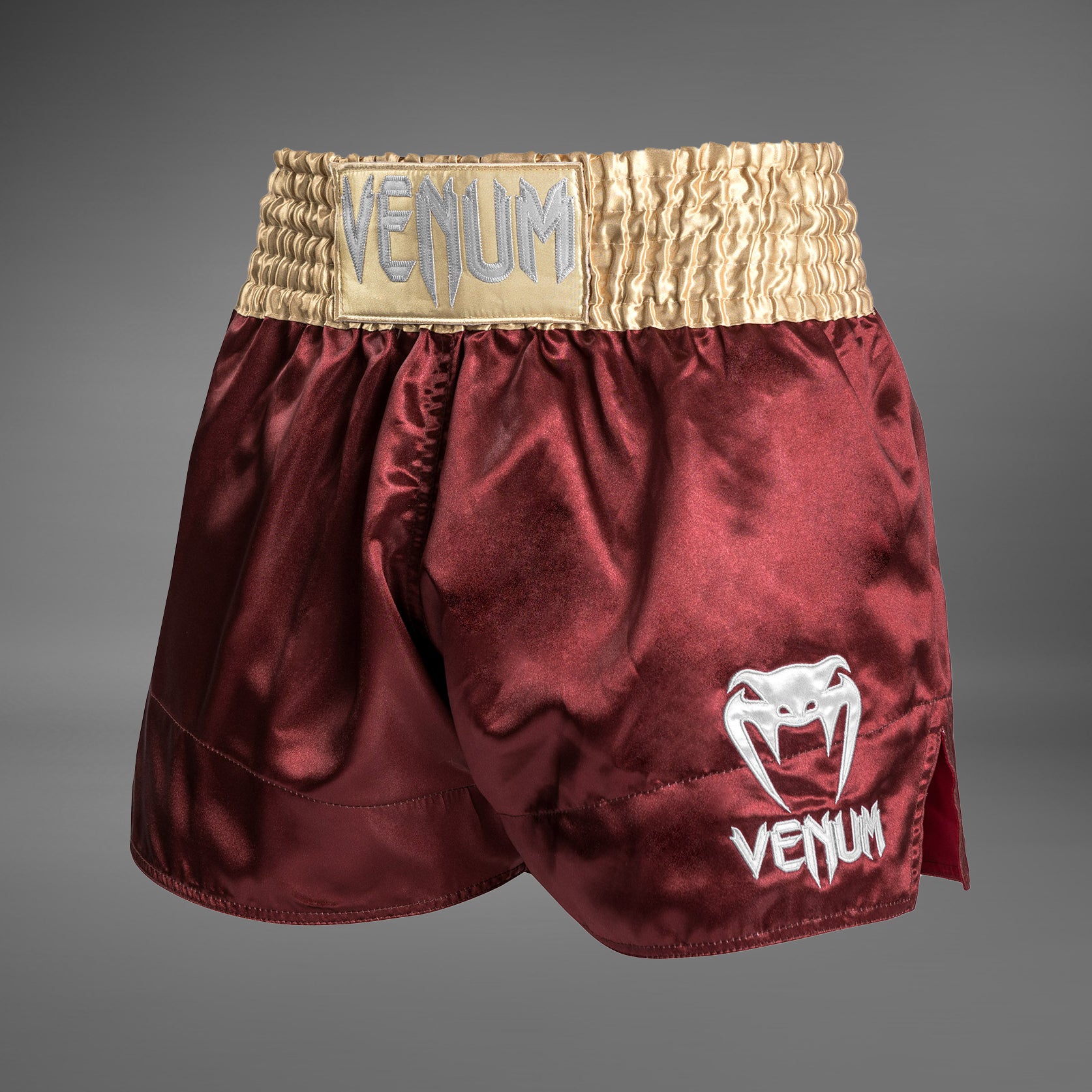 venum-classic-muay-thai-shorts-burgund-gold-wei image 3