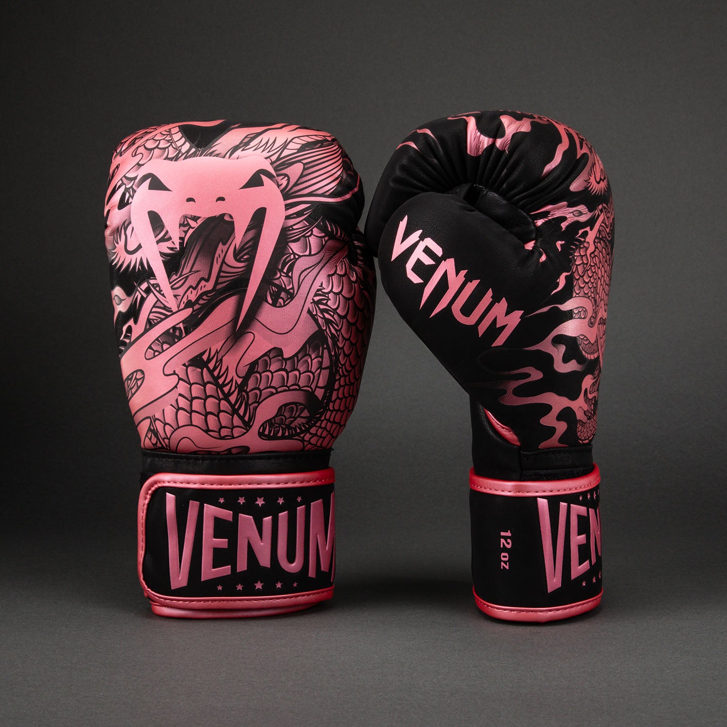 venum-dragon-s-flight-boxhandschuhe-schwarz-metallic-rosa image 1