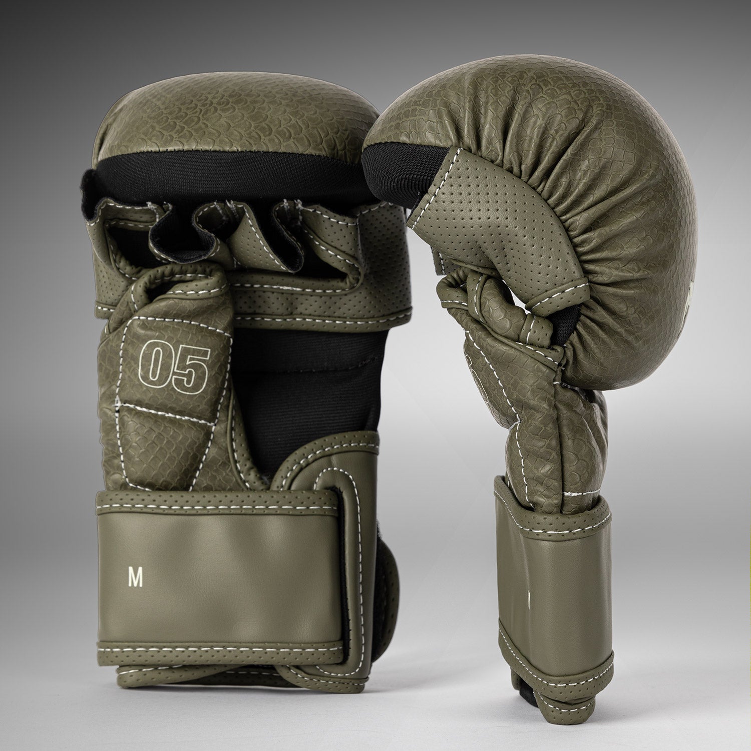 venum-impact-evo-scales-mma-sparringhandschuhe-armygr-n image 3