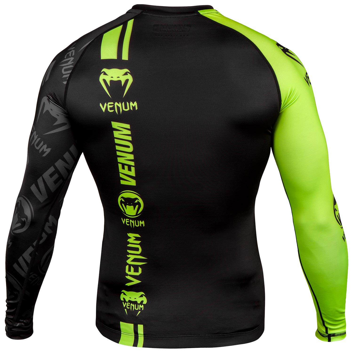 venum-logos-rashguard-langarm-schwarz-neongelb image 4