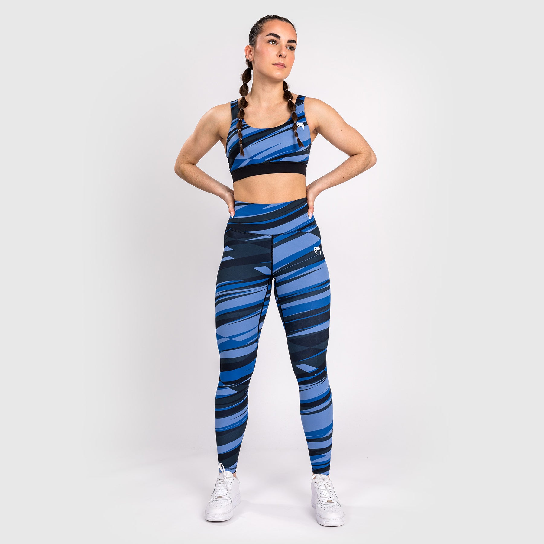 venum-abyss-leggings-damen-high-waist-schattenblau image 2