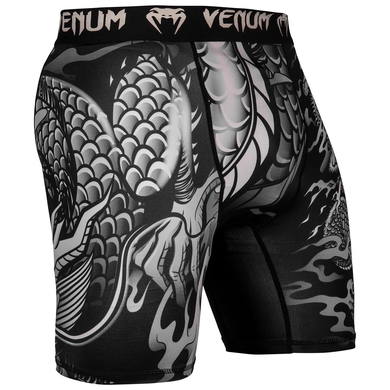 venum-dragon-s-flight-kompressions-shorts-herren-schwarz-sand image 2